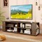 Costway 59'' Wood TV Stand Console Storage Entertainment Media Center w/ Adjustable Shelf